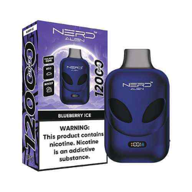 NERD Alien 12000 Puffs 20MG Disposable Vape in Dubai UAE Vape Hub Smoking Place