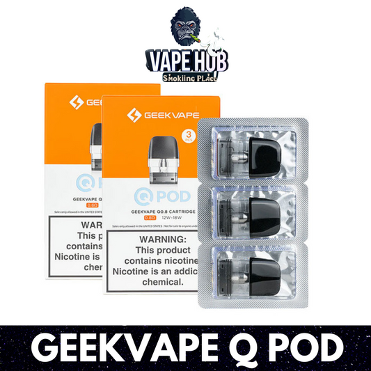 GEEKVAPE Q Pods 2ml Replacement Pods in Dubai (3PCS Per Pack)