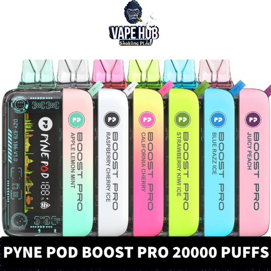 PYNE POD Boost Pro 20000 Puffs 5%MG Disposable Vape in Dubai UAE Vape Hub Smoking Place