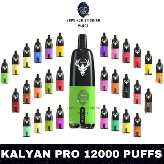 KALYAN Pro 12000 Puffs 50MG Disposable Vape Dubai UAE Vape Hub Smoking Place