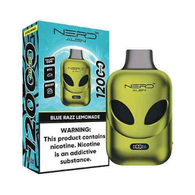 NERD Alien 12000 Puffs 20MG Disposable Vape in Dubai UAE Vape Hub Smoking Place