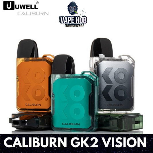 Uwell Caliburn GK2 Vision 18W 690mAh Pod kit in Dubai, UAE