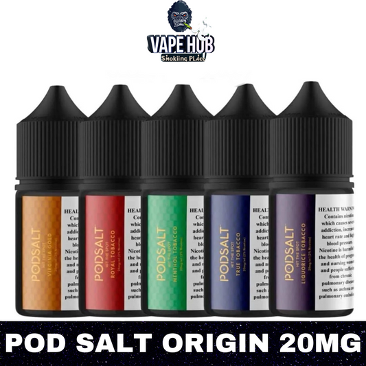 Pod Salt Origin SaltNic 20MG in Dubai UAE Vape Hub Smoking Place