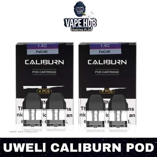 Uwell Caliburn Pod Cartridge– (4 Pcs Pack) Dubai UAE Vape Hub Smoking Place