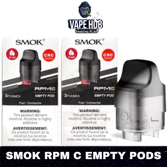 SMOK RPM C Empty Pods 4ml Replacement Pod Cartridge Vape Hub Smoking Place