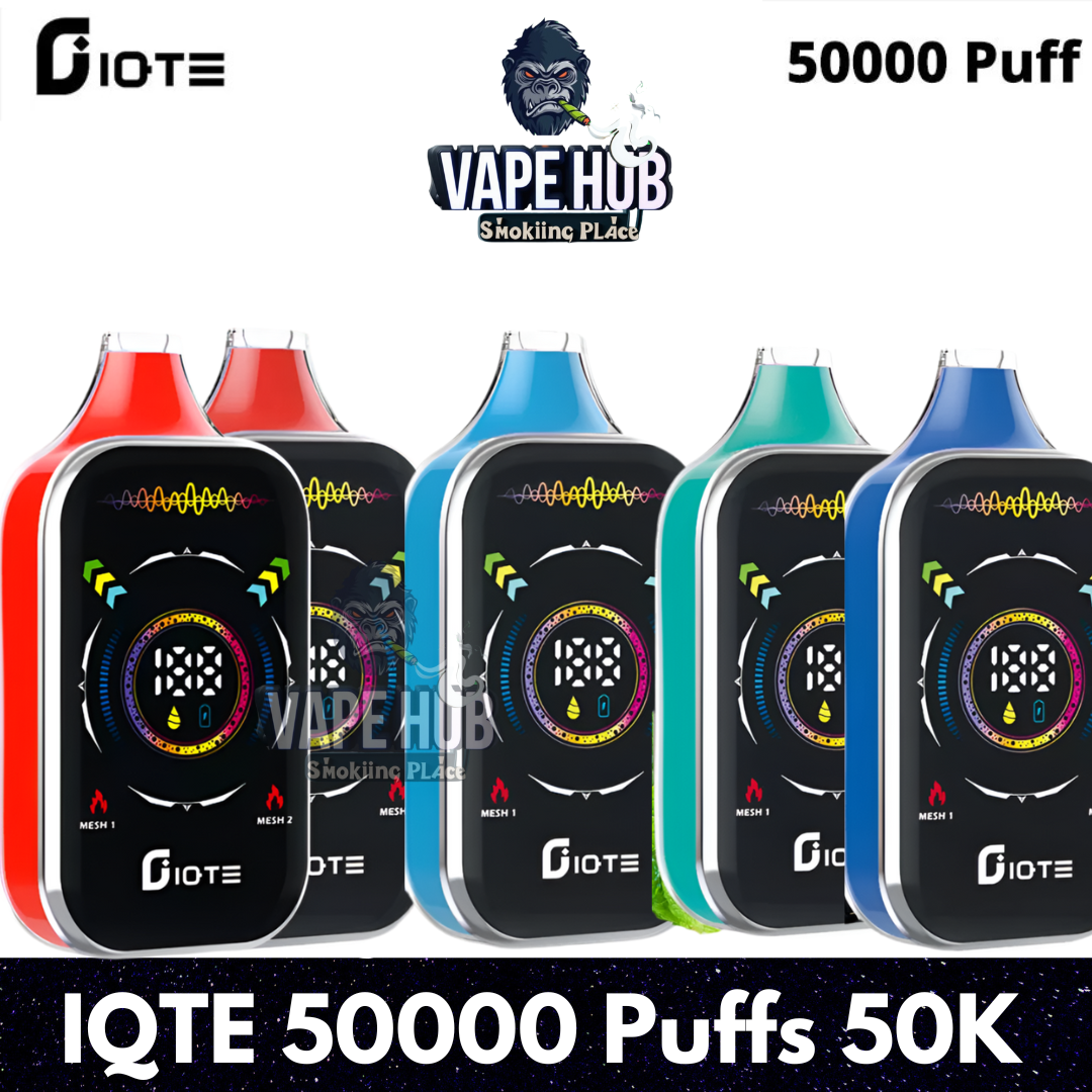 IQTE Vape DP50000 50KPuffs Disposable Vape 50MG Dubai