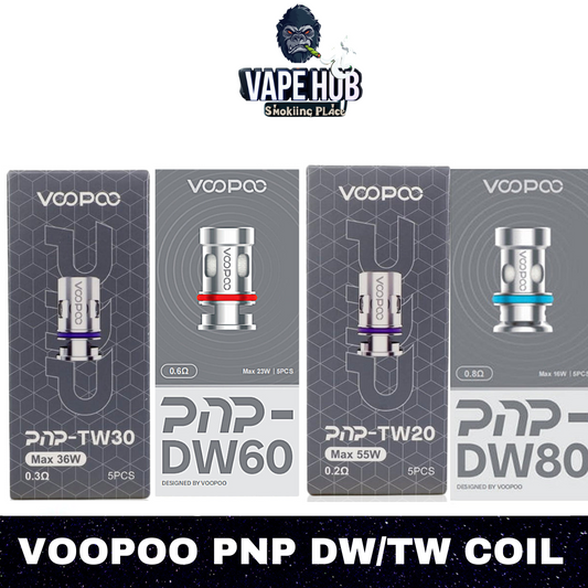 Voopoo PNP DT/TW Replacement Coil (5Pcs-Pack) Dubai Vape Hub Smoking Place