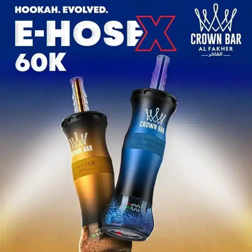 Al Fakher E-Hose X 60k Puffs Crown Bar Hookah Disposable Vape