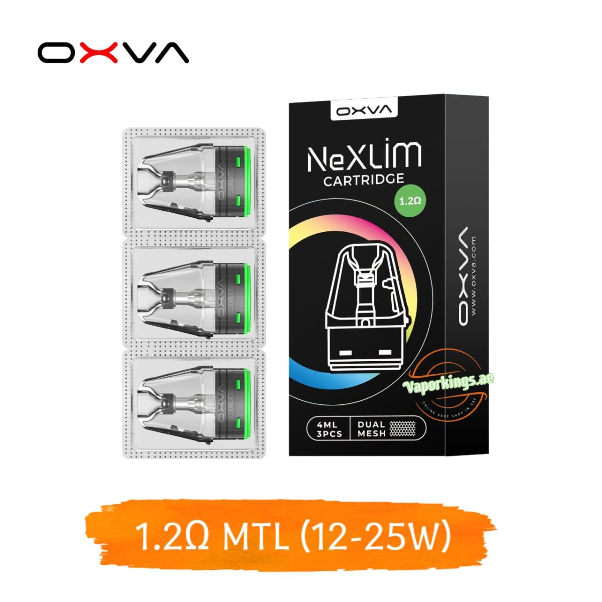 OXVA NeXlim Pods 3Pc/Pack Cartridge 4mL In UAE