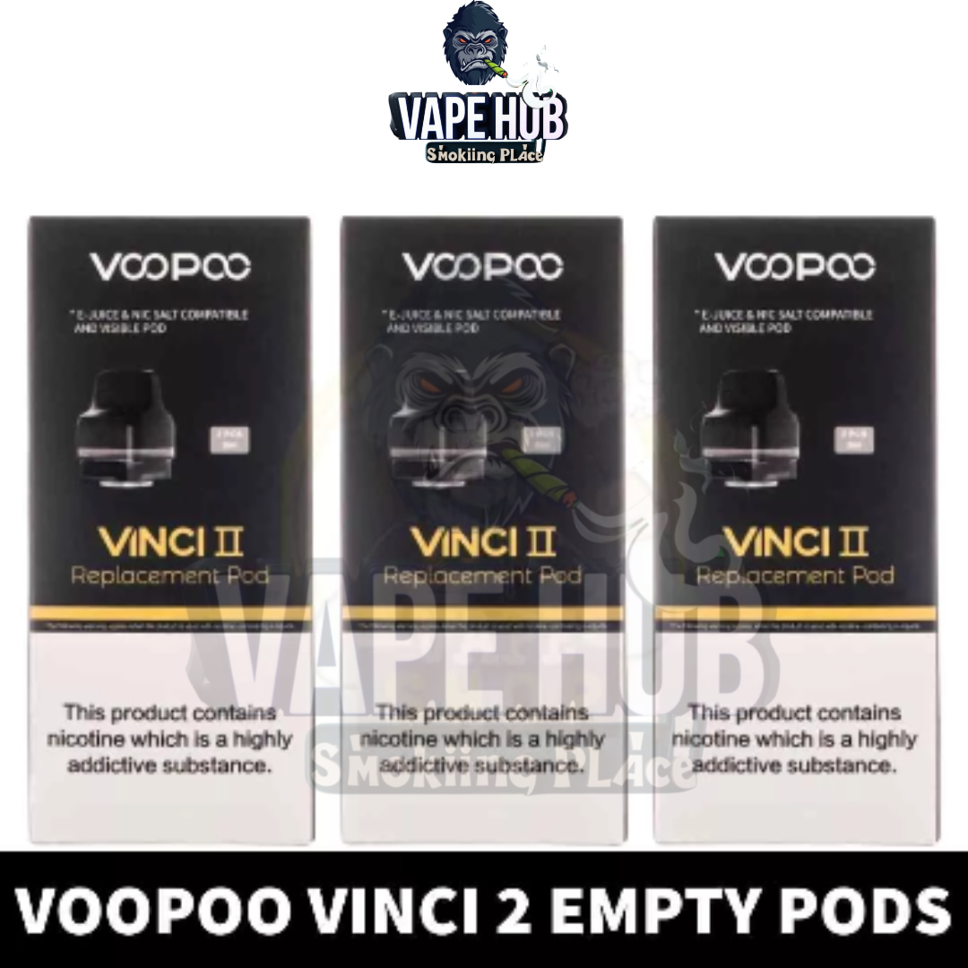 VOOPOO Vinci 2 Pods 6.5ml Replacement Pod Cartridge for Vinci 2 & Vinci X2 (2PC-pack) in Dubai, UAE Vape Hub Smoking Place