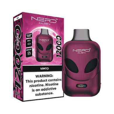 NERD Alien 12000 Puffs 20MG Disposable Vape in Dubai UAE Vape Hub Smoking Place