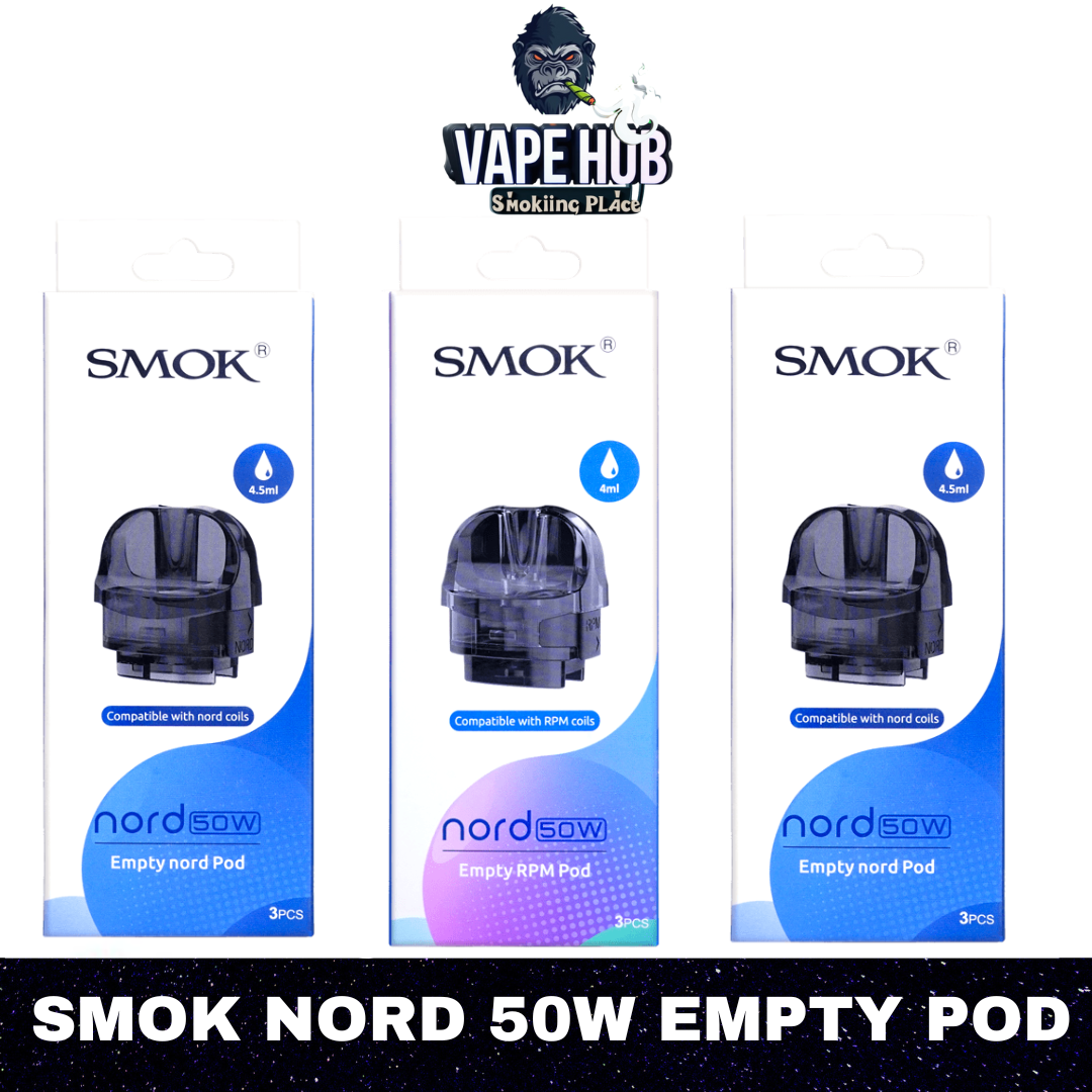 SMOK Nord 50W Pods RPM, NORD, LP2 Replacement Pod Cartridge Vape Hub Smoking Place