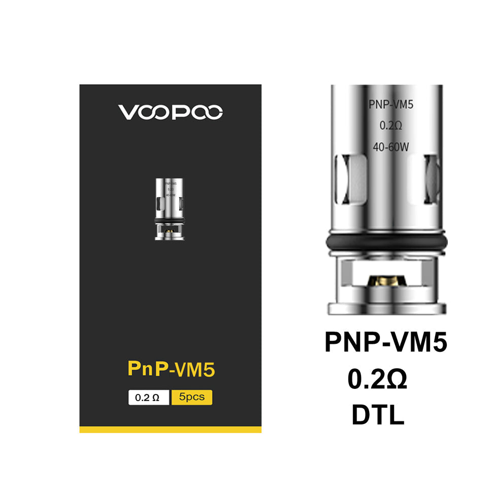 VOOPOO PnP Replacement Coils (5-Pack) Dubai UAE Vape Hub Smoking Place