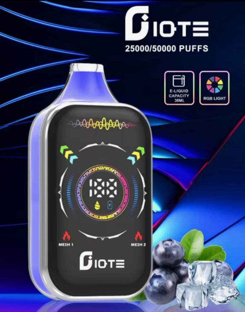 IQTE Vape DP50000 50KPuffs Disposable Vape 50MG Dubai