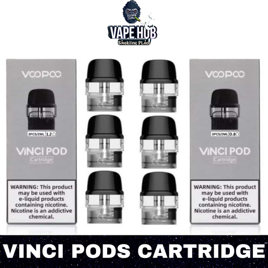 VOOPOO Vinci Pod 2ml Replacement Pod (3PC-pack) Cartridge in Dubai, UAE Vape Hub Smoking Place