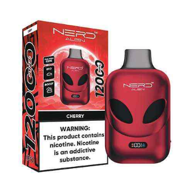 NERD Alien 12000 Puffs 20MG Disposable Vape in Dubai UAE Vape Hub Smoking Place