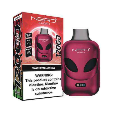 NERD Alien 12000 Puffs 20MG Disposable Vape in Dubai UAE Vape Hub Smoking Place