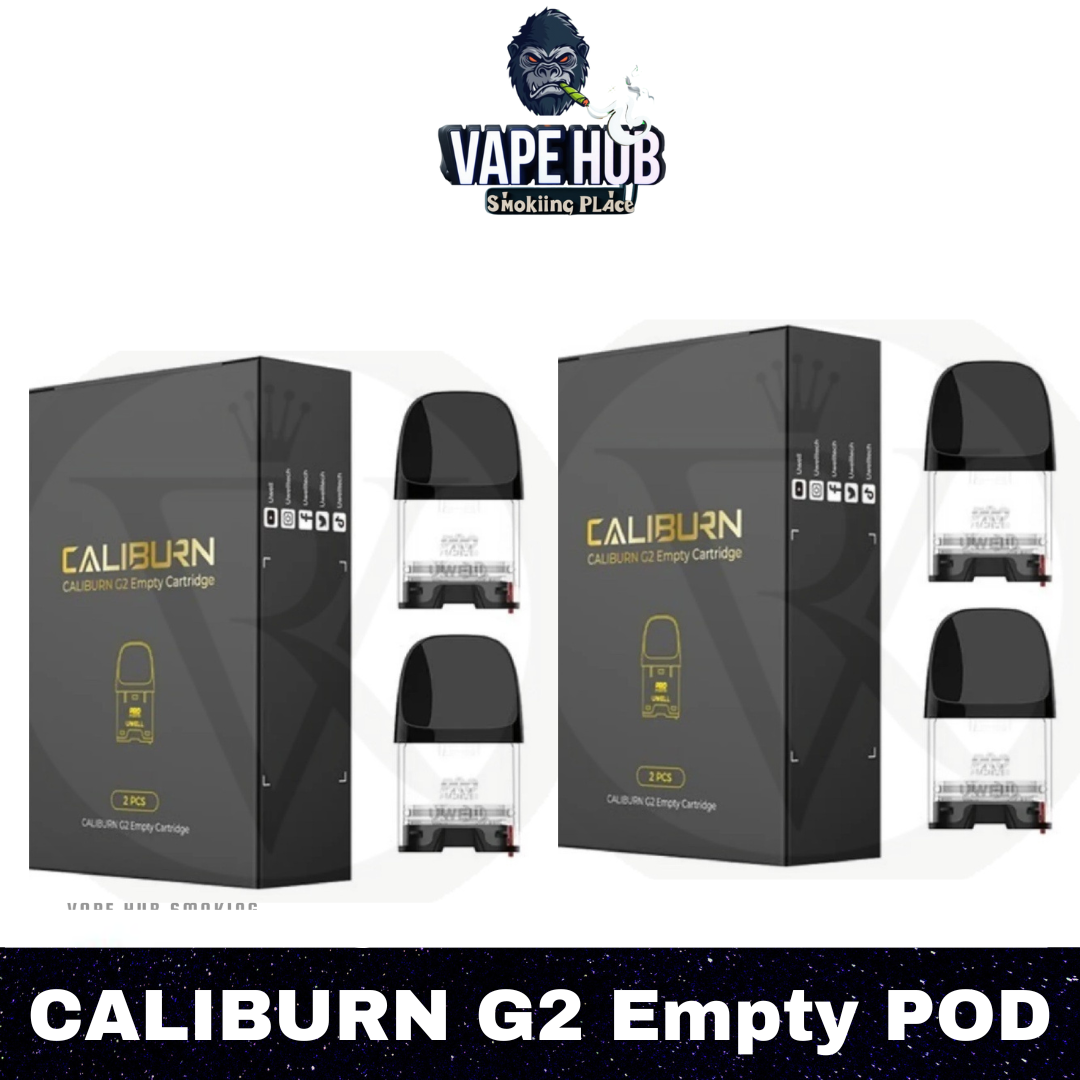 Uwell Caliburn G2 Empty Pod Cartridge. Each pack includes 2 pods, Vape Hub Smoking Place