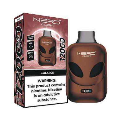 NERD Alien 12000 Puffs 20MG Disposable Vape in Dubai UAE Vape Hub Smoking Place