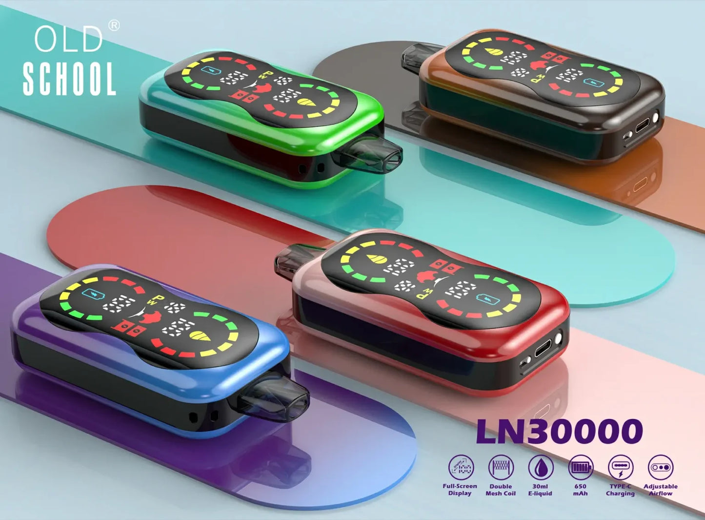 OLD School LN 30000 Puffs Disposable Vape Dubai UAE