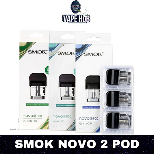 Smok Novo 2 Replacement Pods (3PC-Pack) Vape Hub Smoking Place