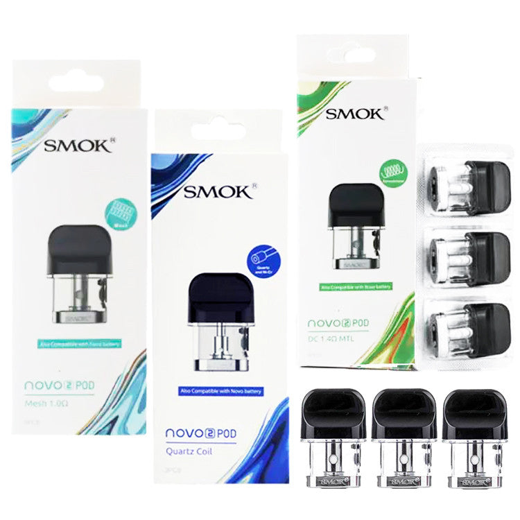 Smok Novo 2 Replacement Pods (3PC-Pack) Vape Hub Smoking Place