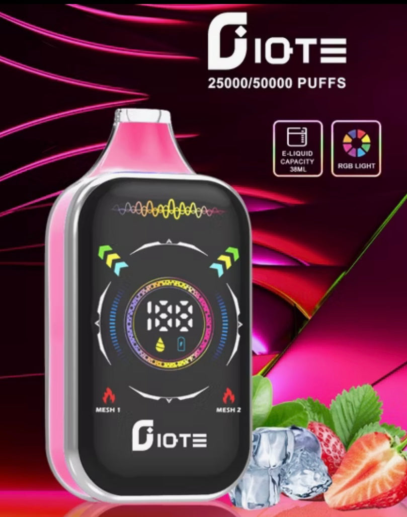 IQTE Vape DP50000 50KPuffs Disposable Vape 50MG Dubai