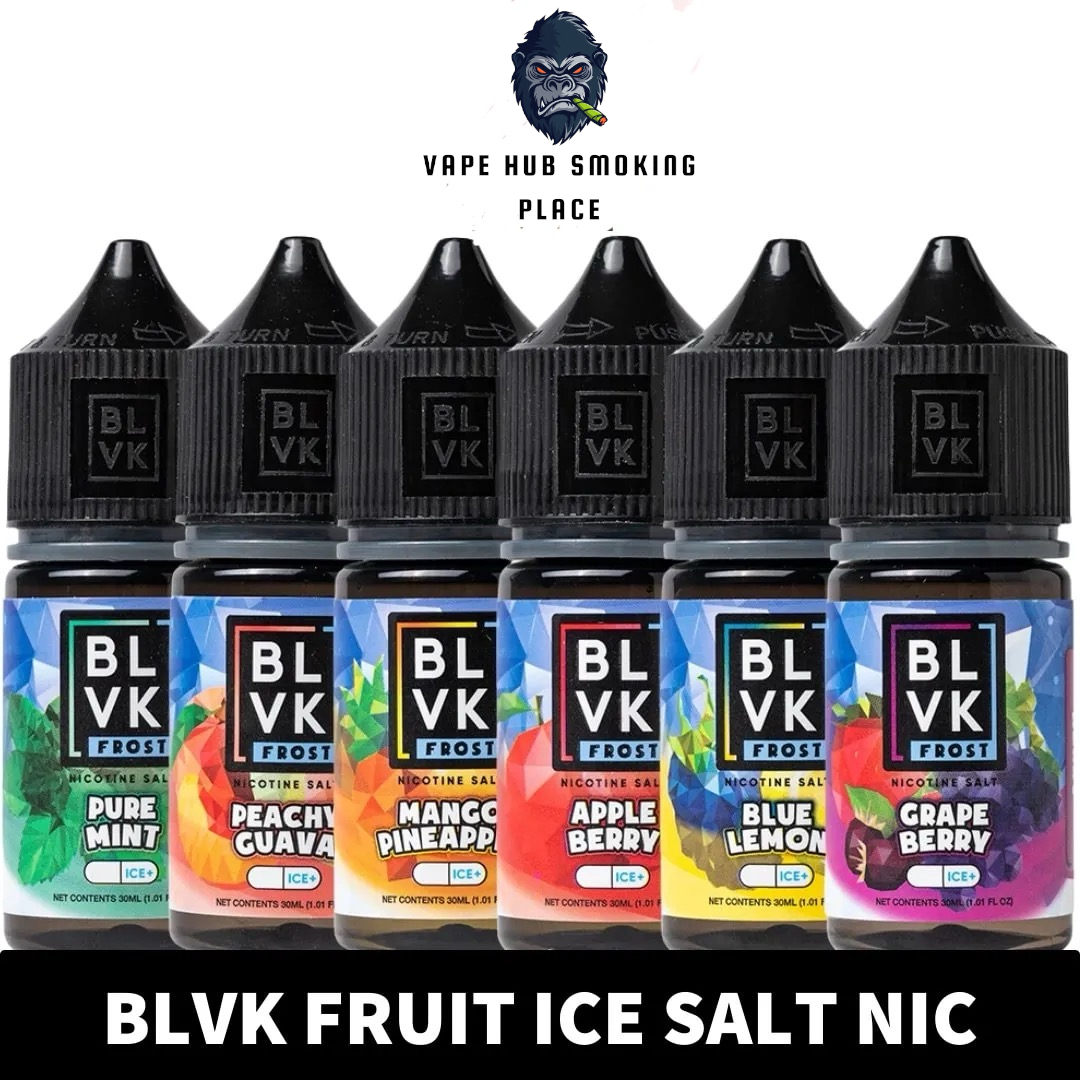BLVK SALTNIC 30ML PREMIUM VAPE JUICE E-LIQUID Vape Hub Smoking Place BLVK SALTNIC 30ML PREMIUM VAPE JUICE E-LIQUID Vape Hub Smoking Place