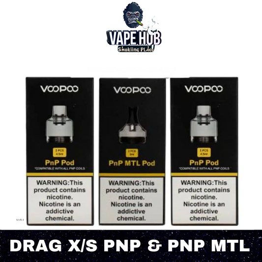 VOOPOO DRAG X/S PNP & PNP MTL PODS DUBAI Vape Hub Smoking Place
