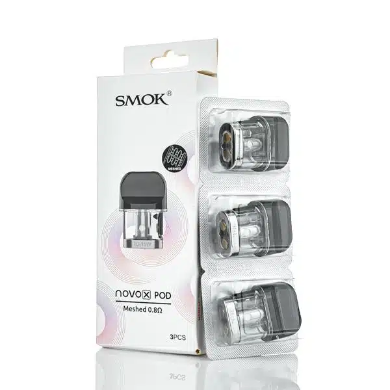 SMOK Novo X Pods DC MTL & Meshed Pod Cartridge 2ml Replacement Pods (3PC-pack) Vape Hub Smoking Place