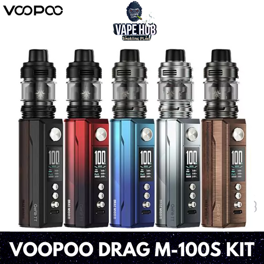 VOOPOO DRAG M100S Vape Kit with Uforce-L Tank Atomizer 5.5ml In Dubai UAE