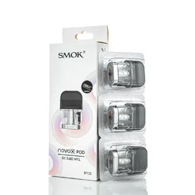 SMOK Novo X Pods DC MTL & Meshed Pod Cartridge 2ml Replacement Pods (3PC-pack) Vape Hub Smoking Place