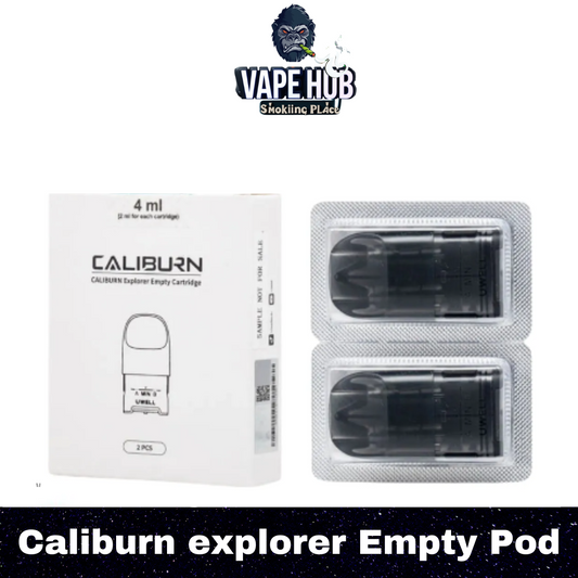 UWELL Caliburn explorer Empty Pod (2Pc-Pack) Cartridge 4ml Replacement Pod in Dubai Vape Hub Smoking Place