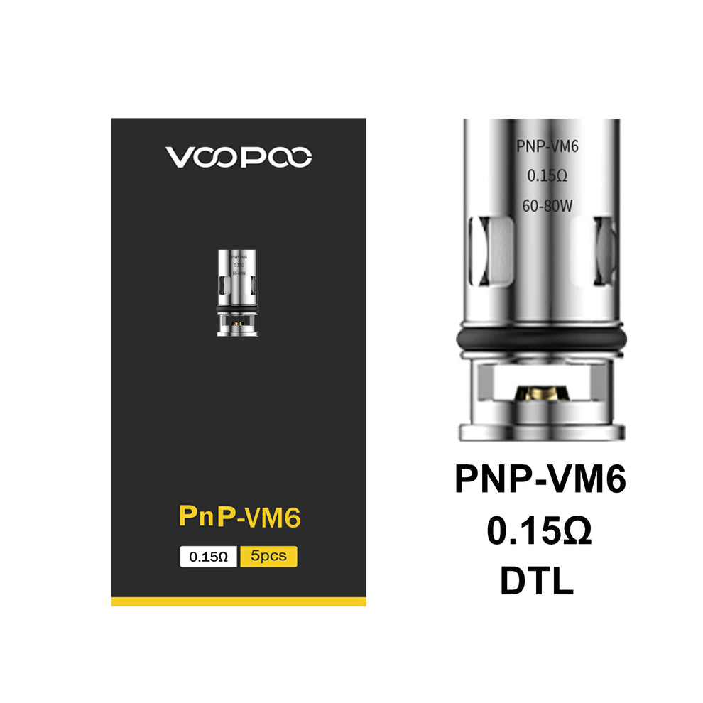 VOOPOO PnP Replacement Coils (5-Pack) Dubai UAE Vape Hub Smoking Place