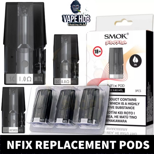 Smok Nfix Replacement Pods in UAE Dubai (3PCS-Pack) Vape Hub Smoking Place