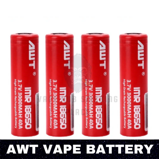 AWT battery18650 3000mah 40mAh Vape Battery-1PC In Dubai