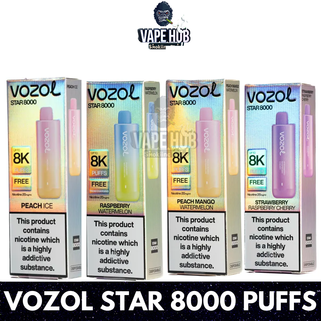 VOZOL Star 8000 Puffs 20MG Nicotine Dubai UAE
