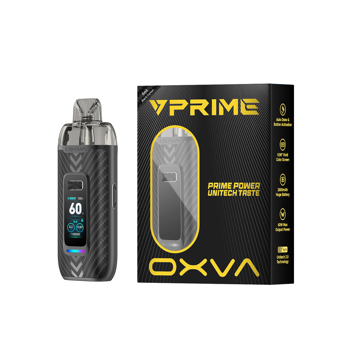 OXVA VPRIME Pod Kit 60W
2600mah Dubai UAE Vape Hub Smoking Place