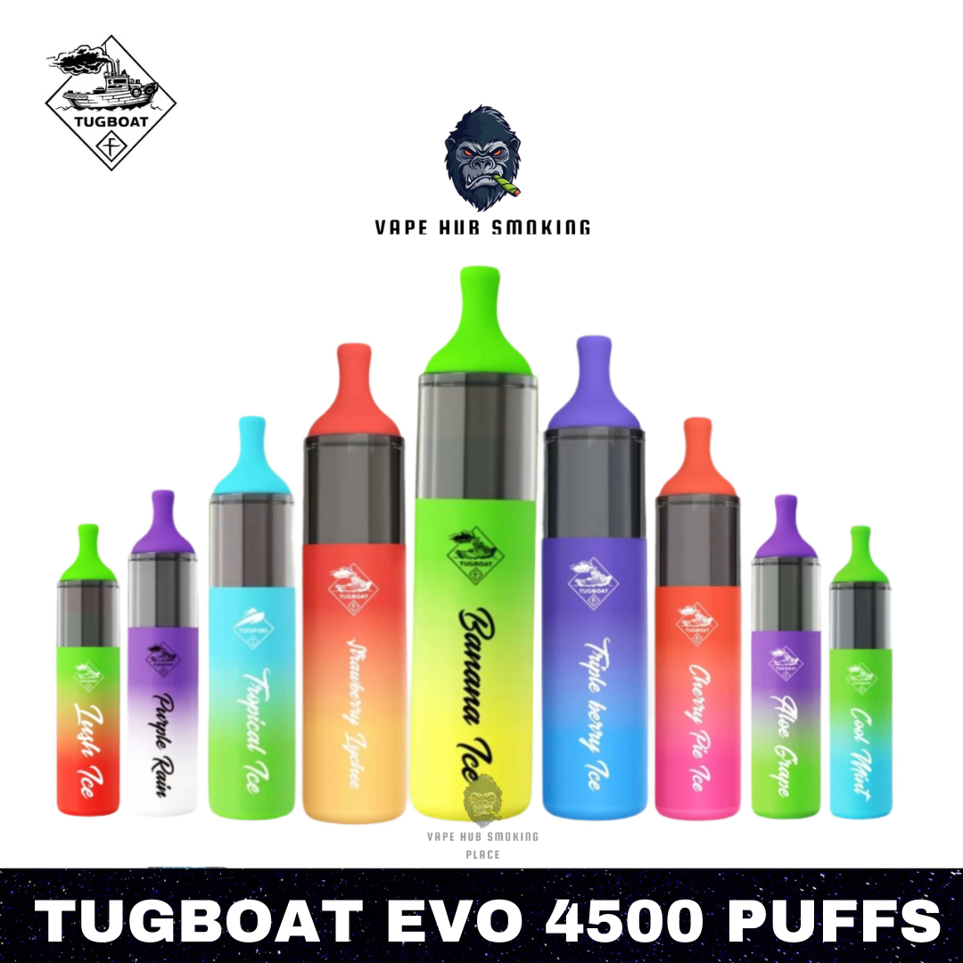 Tugboat EVO 4500 Puffs 850mAh Disposable Vape Device Vape Hub Smoking Place Tugboat EVO 4500 Puffs 850mAh Disposable Vape Device Vape Hub Smoking Place