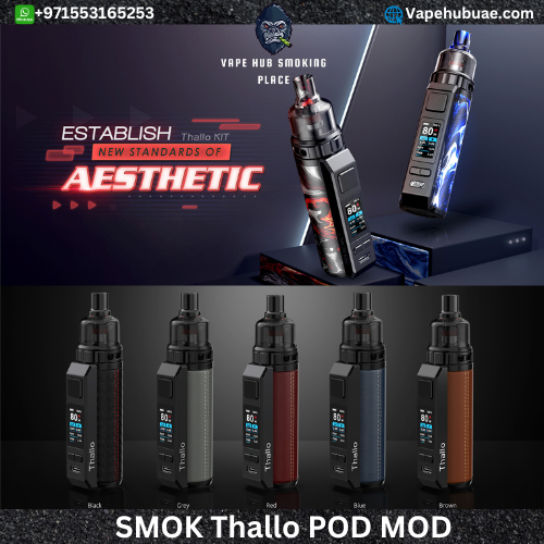 smok thallo pod mod kit SMOK Thallo 80W Pod Mod Kit: Power and Portability Redefined Dubai – Vape Hub Smoking Place
