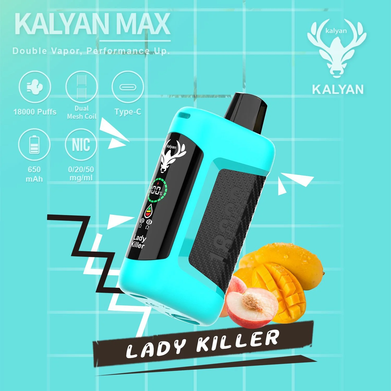 Kalyan Max 18000 Puffs Disposable Vape In Duabi Vape Hub Smoking Place