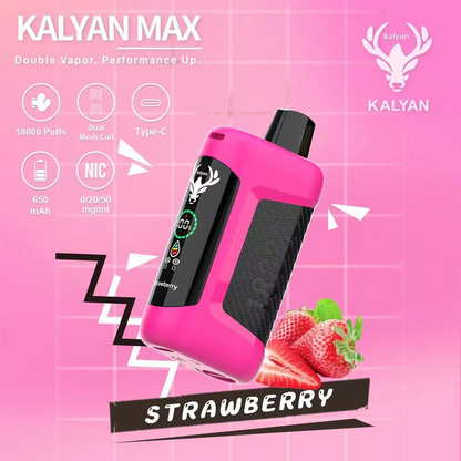 Kalyan Max 18000 Puffs Disposable Vape In Duabi Vape Hub Smoking Place