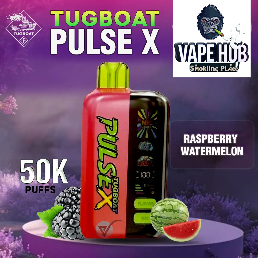 TUGBOAT PULSE X 50K Puffs| Disposable vape in Dubai UAE Vape Hub Smoking Place