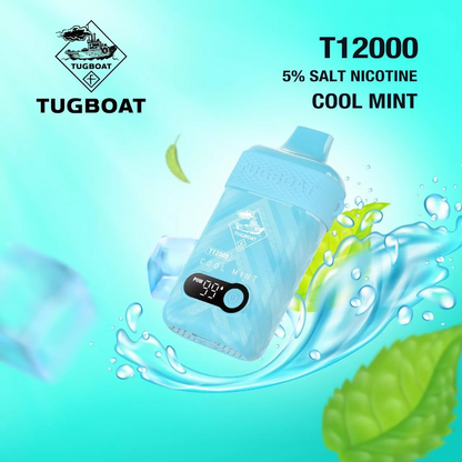 Tugboat T12000 puffs 50 MG rechargeable Disposable vape in Dubai Vape Hub Smoking Place