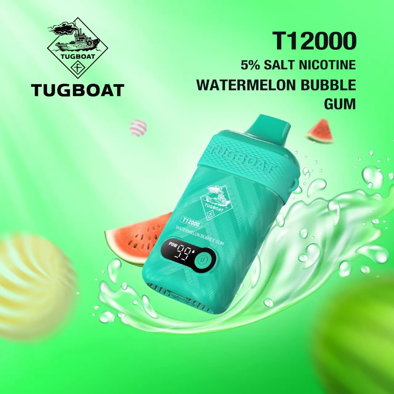 Tugboat T12000 puffs 50 MG rechargeable Disposable vape in Dubai Vape Hub Smoking Place