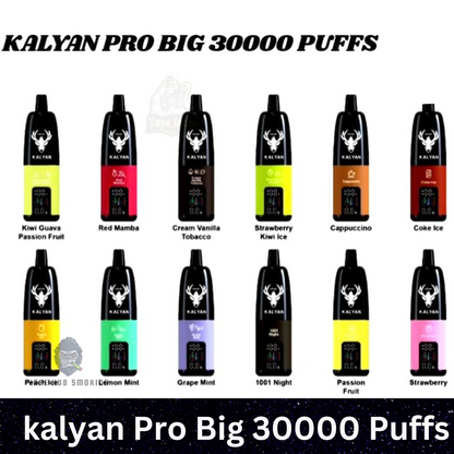 Kalyan Pro Big 30000 Puffs Disposable Vape In Dubai UAE Vape Hub Smoking Place