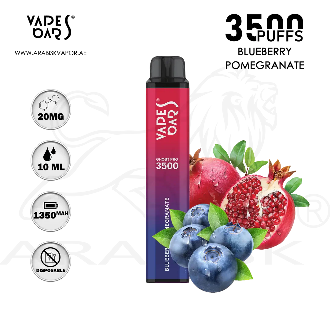 Vapes Bars| Ghost Vape Pro 2% nicotine 3500 Puff Disposable Vape in Dubai Sharjah Vape Hub Smoking Place