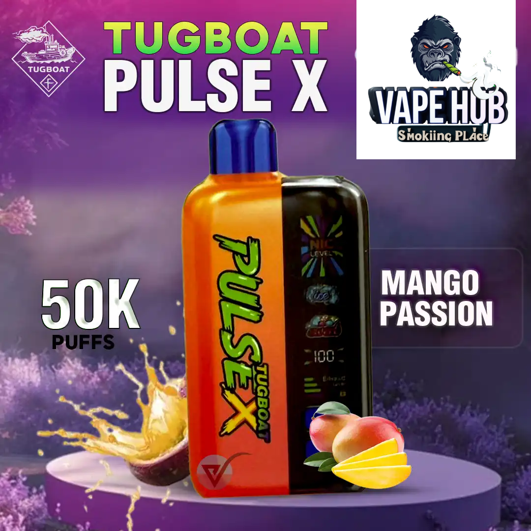 TUGBOAT PULSE X 50K Puffs| Disposable vape in Dubai UAE Vape Hub Smoking Place