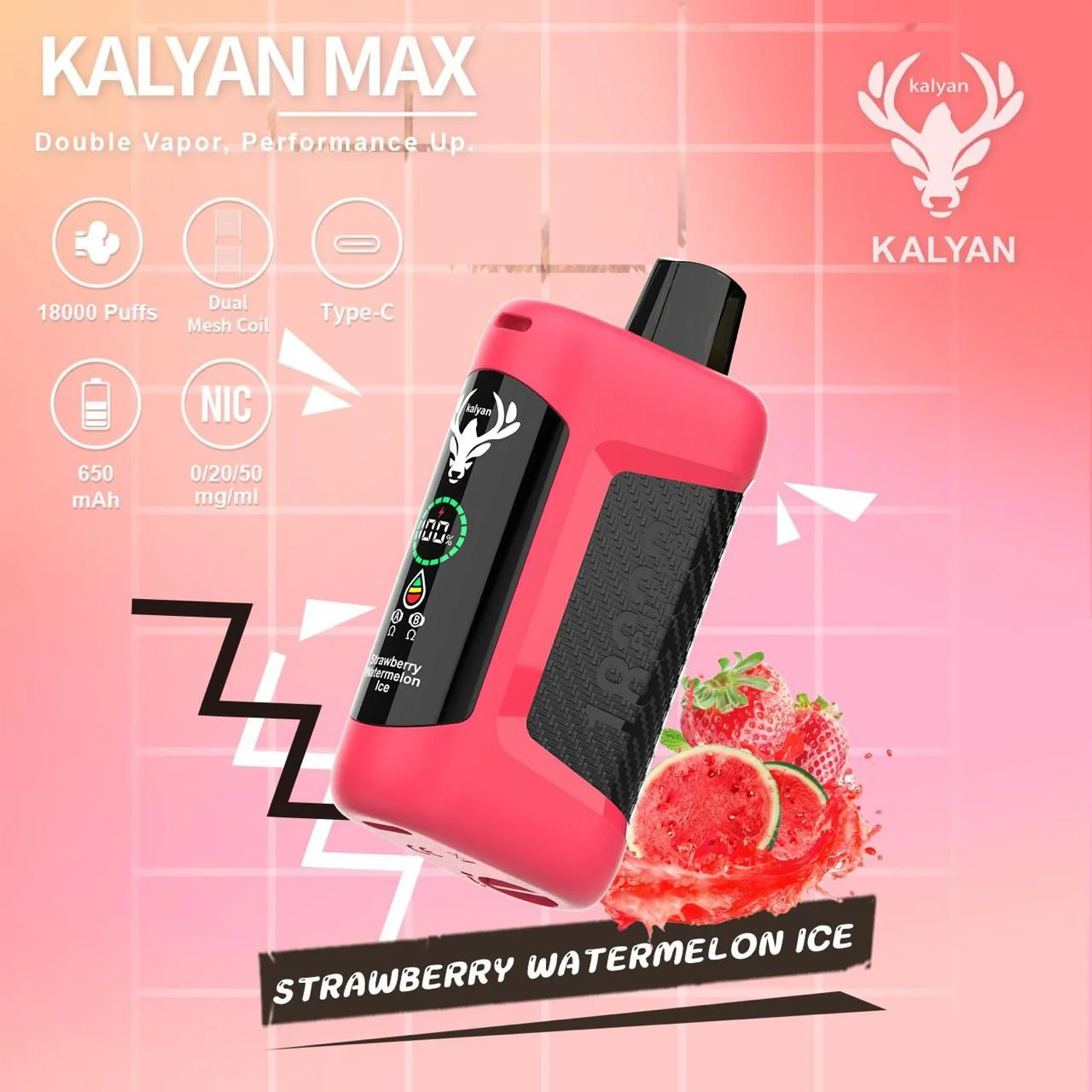 Kalyan Max 18000 Puffs Disposable Vape In Duabi Vape Hub Smoking Place