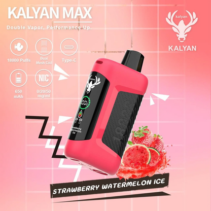 Kalyan Max 18000 Puffs Disposable Vape In Duabi Vape Hub Smoking Place